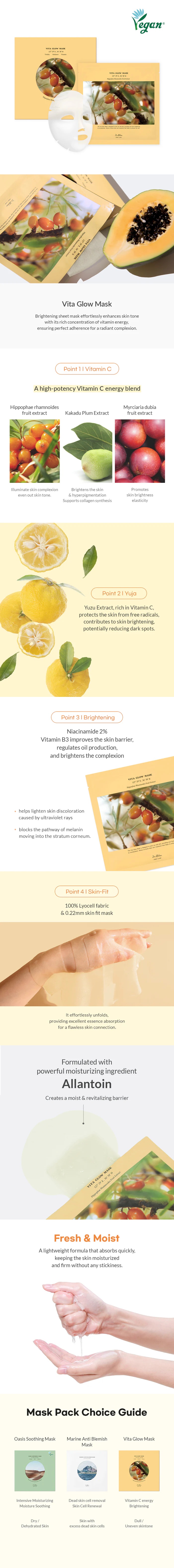 Dr. Althea Vita Glow Mask Pack (5 sheets)