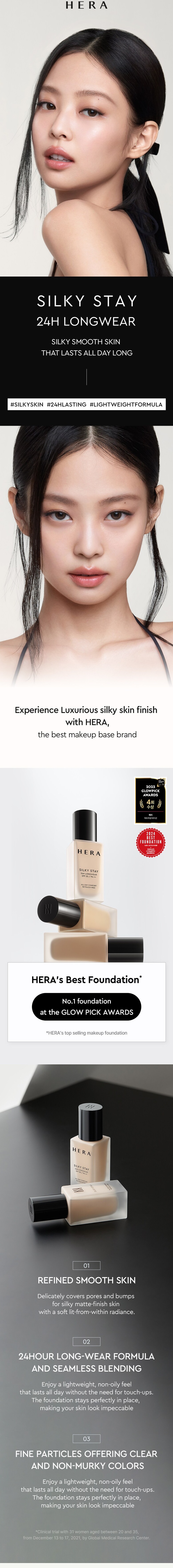 HERA Silky Stay 24H Longwear Spf 20/ Pa++ 30g