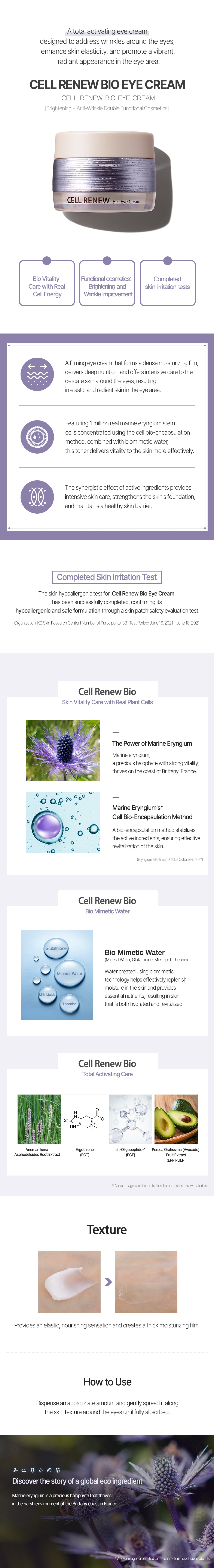 THE SAEM Cell Renew Bio Eye Cream 30ml