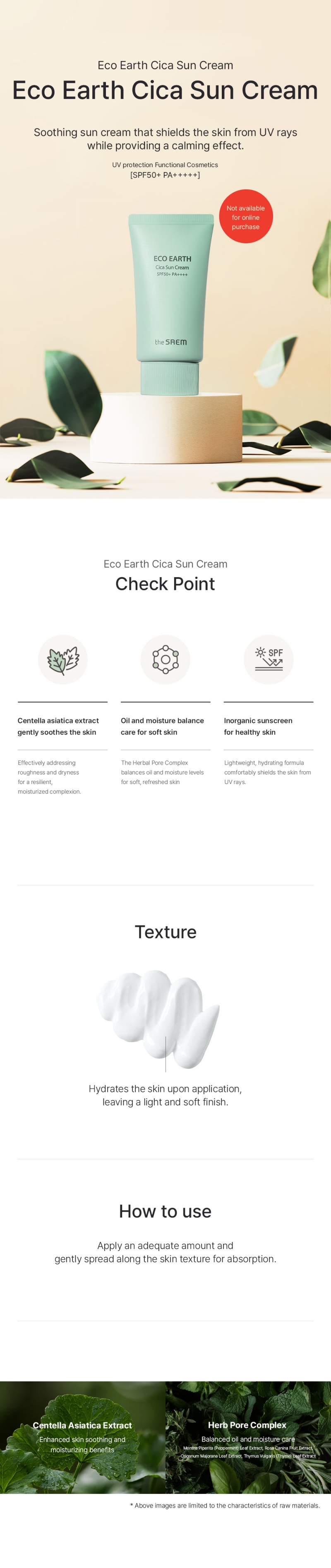 THE SAEM Eco Earth Light Sun Cream 50g-copy