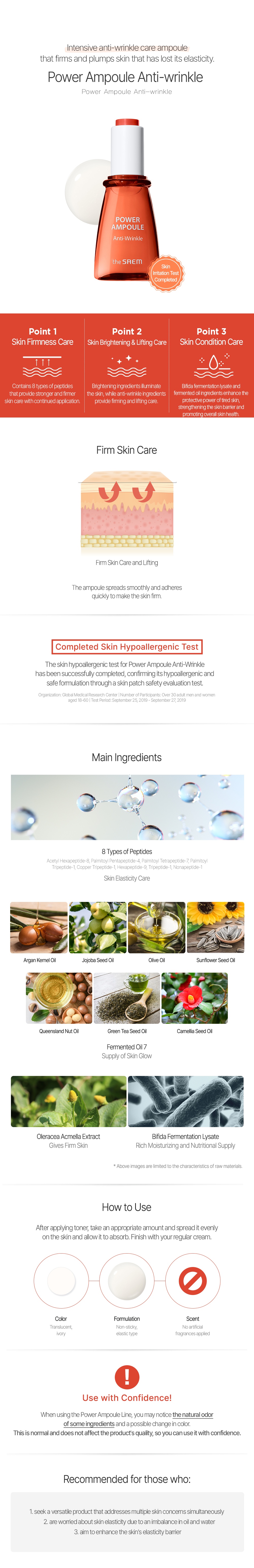 THE SAEM Power Ampoule Anti Wrinkle 35ml