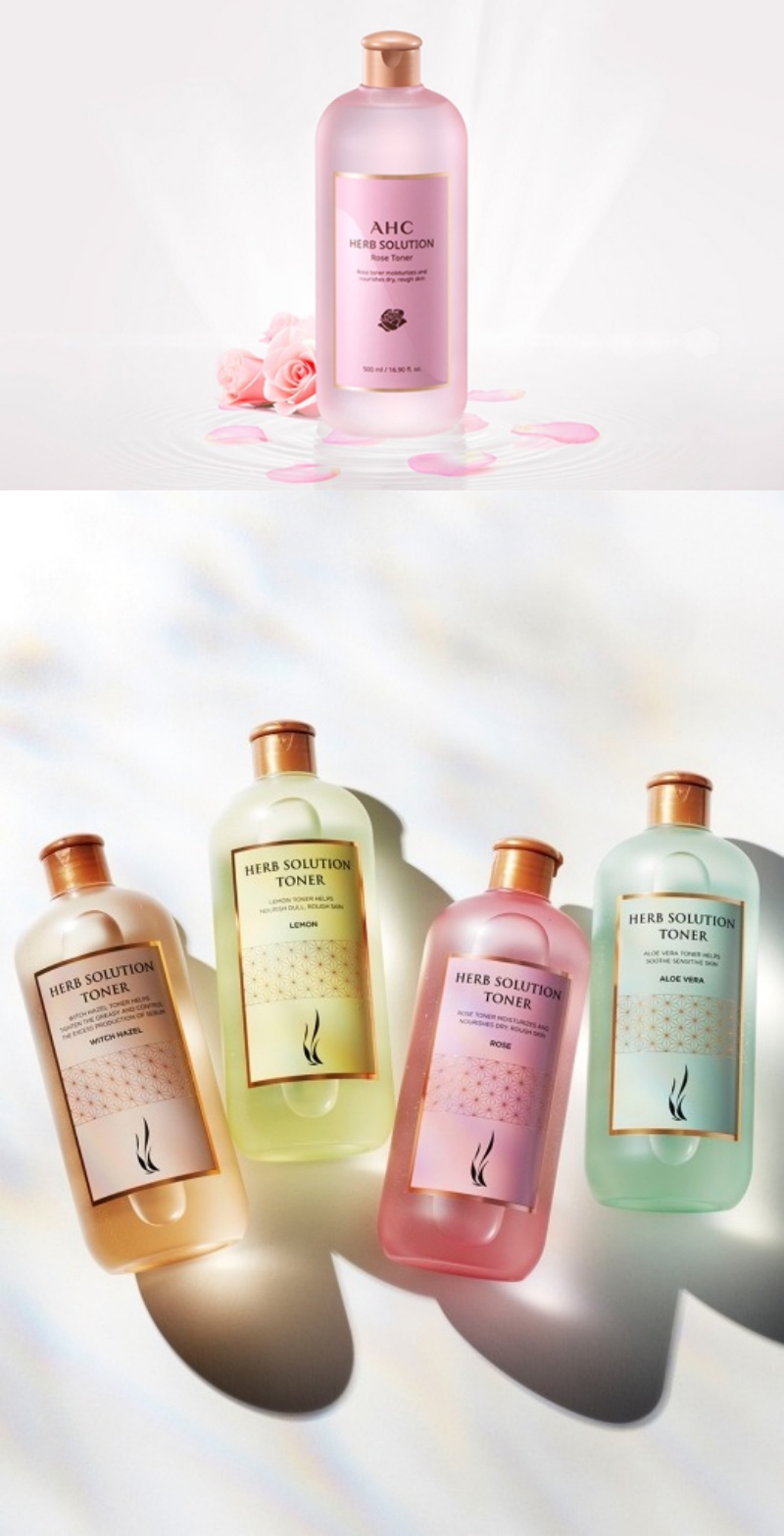 AHC Herb Solution Rose Toner 500mL