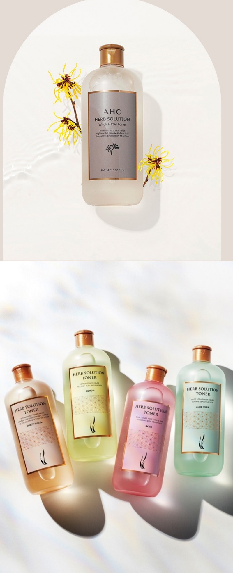 AHC Herb Solution Witch Hazel Toner 500mL