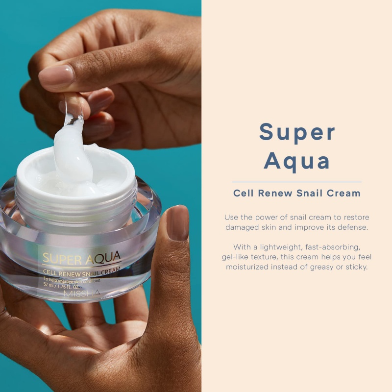 MISSHA Super Aqua Cell Renew Snail Cream 50ml