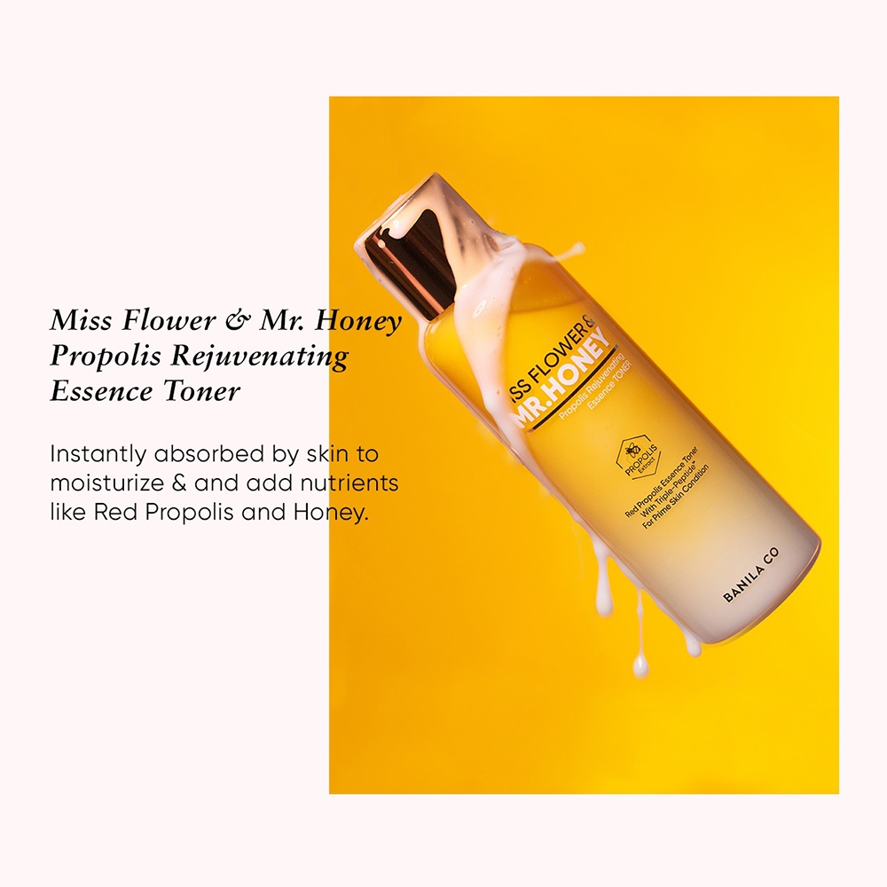BANILA CO Miss Flower & Mr.Honey Propolis Rejuvenating Lotion 150ml-copy