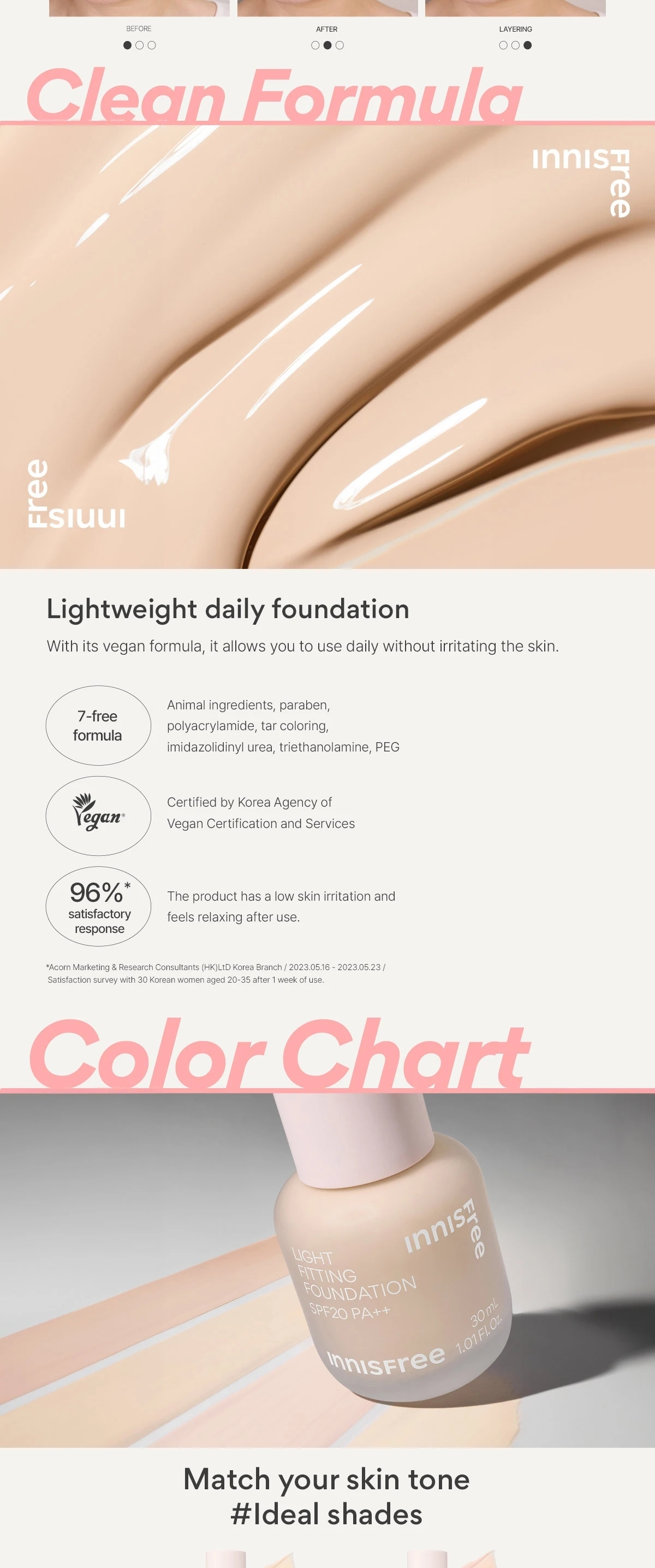 Innisfree Moisture Silk Makeup Base 30ml