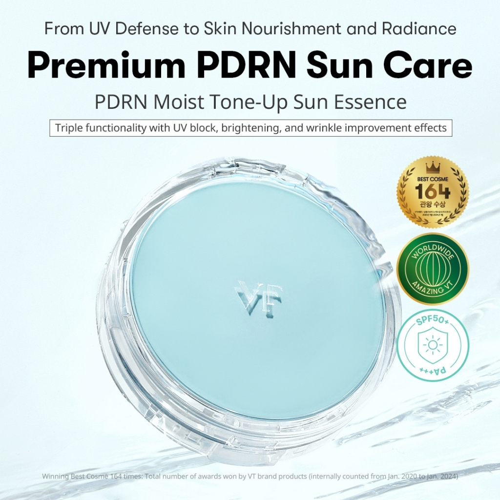 VT PDRN Moist Tone Up Sun Essence SPF50+PA++++50g ><br></span></p><p style=