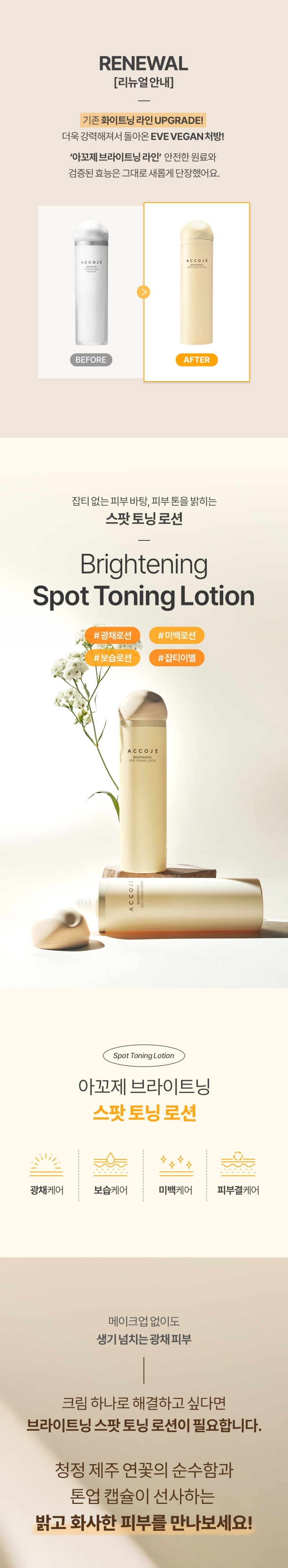 ACCOJE Whitening Moisture Milky Emulsion 130mL