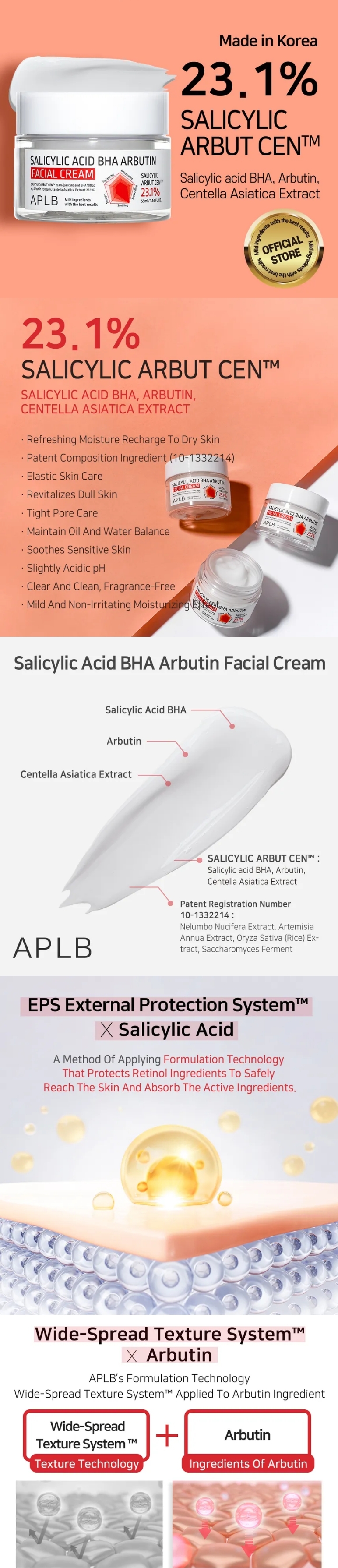 APLB Salicylic Acid BHA Arbutin Ampoule Serum 40ml-copy