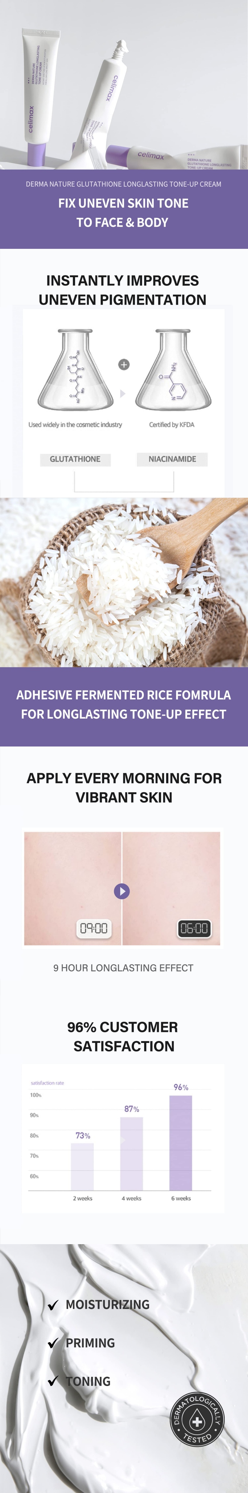 Celimax Long-Lasting Tone-Up Cream 35ml