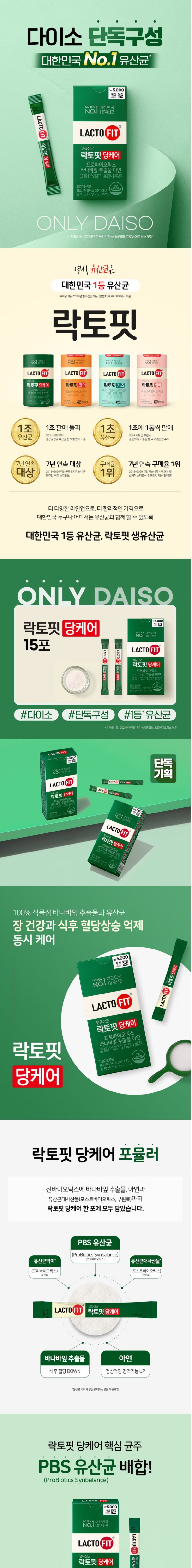 DAISO Lacto-Fit Blood Sugar Care by CKD