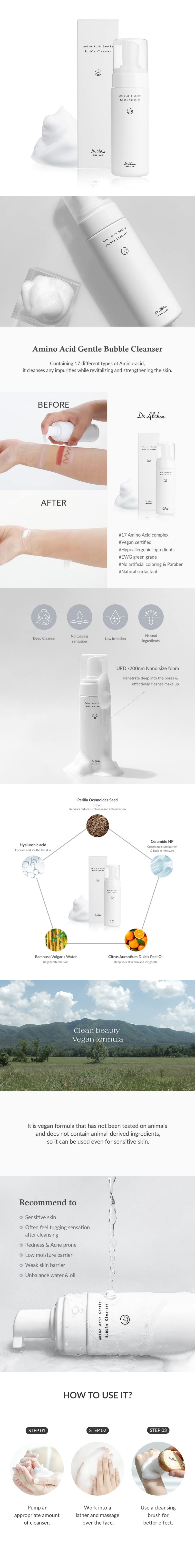 Dr. Althea Amino Acid Gentle Bubble Cleanser 140ml