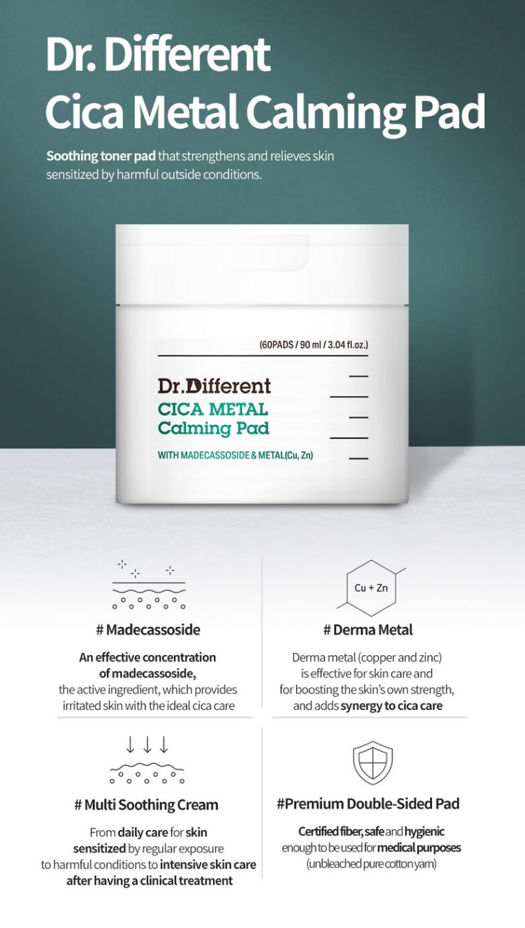 Dr.Different Cica Metal Cream 50g-copy