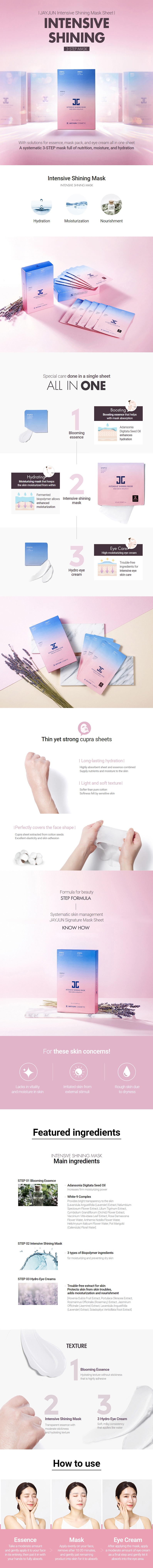 JAYJUN Intensive Shining Mask Sheet 10P