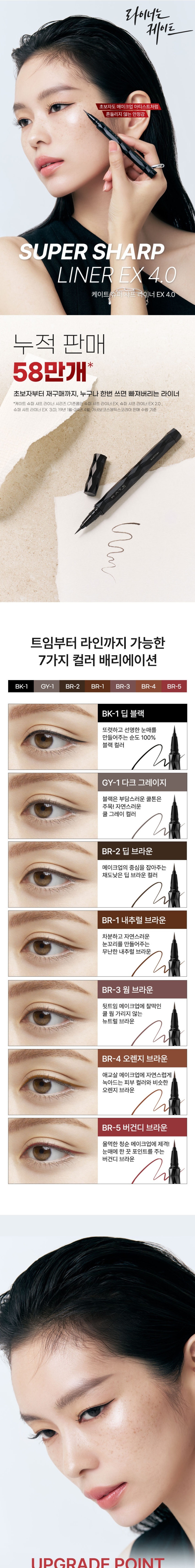 KATE Super Sharp Liner EX 4.0 Brush Eyeliner 0.5ml - Product View
