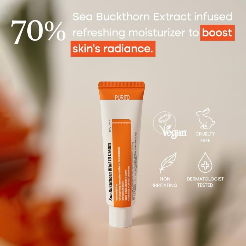 PURITO Sea Buckthorn Vital 70 Cream 50ml