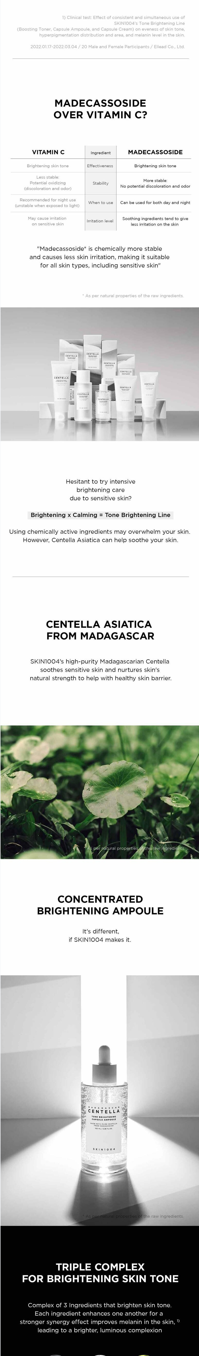 SKIN1004 Madagascar Centella Tone Brightening Capsule Ampoule 100ml Image 2