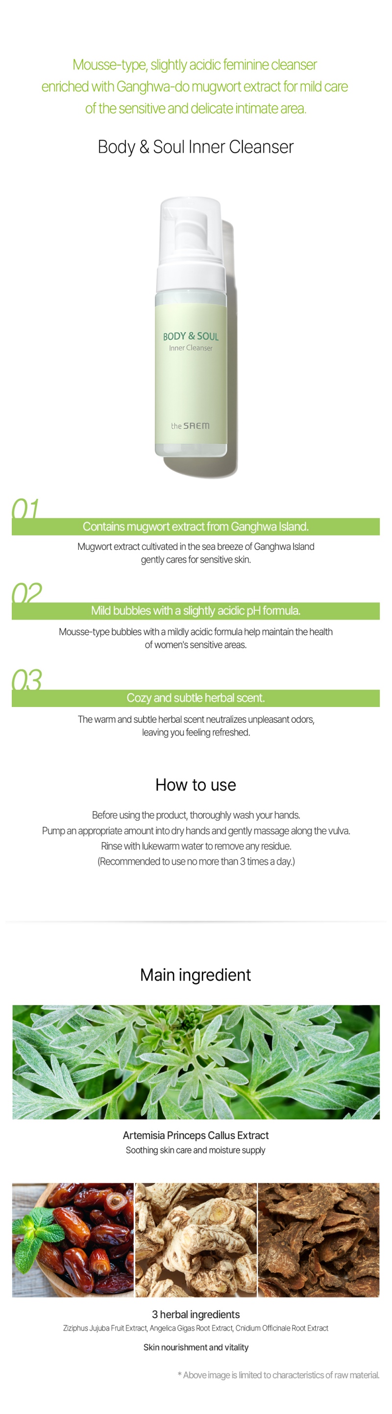 THE SAEM Body & Soul Inner Cleanser 150ml