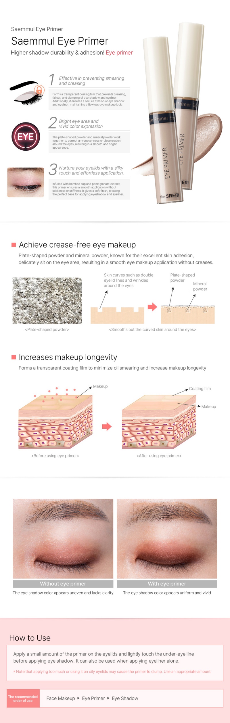THE SAEM Saemmul Eye Primer 5.8g