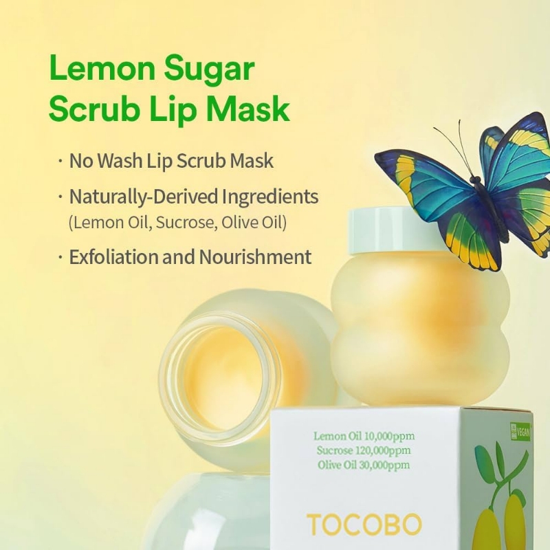 TOCOBO Lemon Sugar Scrub Lip Mask 20mL