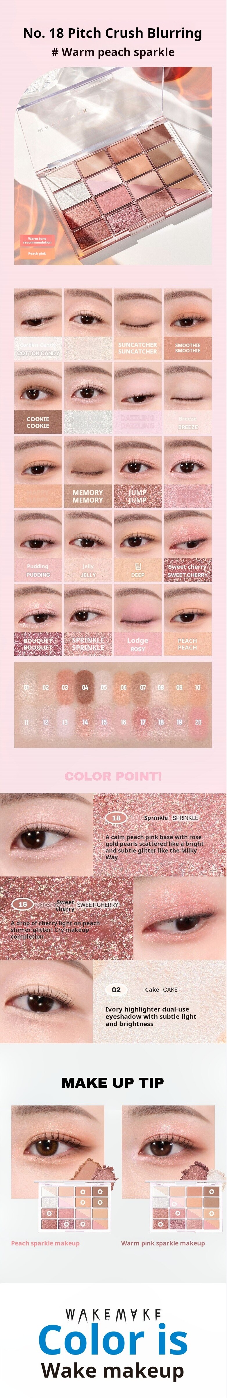 [NEW] WAKEMAKE Soft Blurring Eye Palette