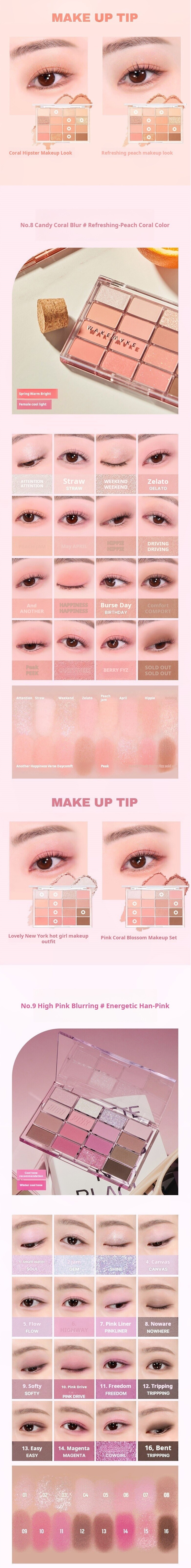 [NEW] WAKEMAKE Soft Blurring Eye Palette