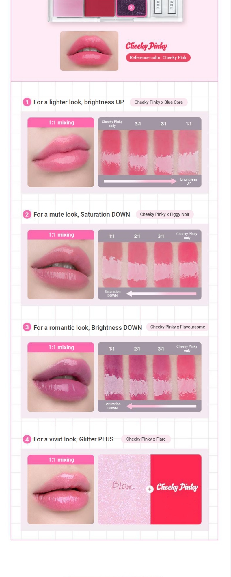 WAKEMAKE Soft Coloring Lip Palette 3COLOR