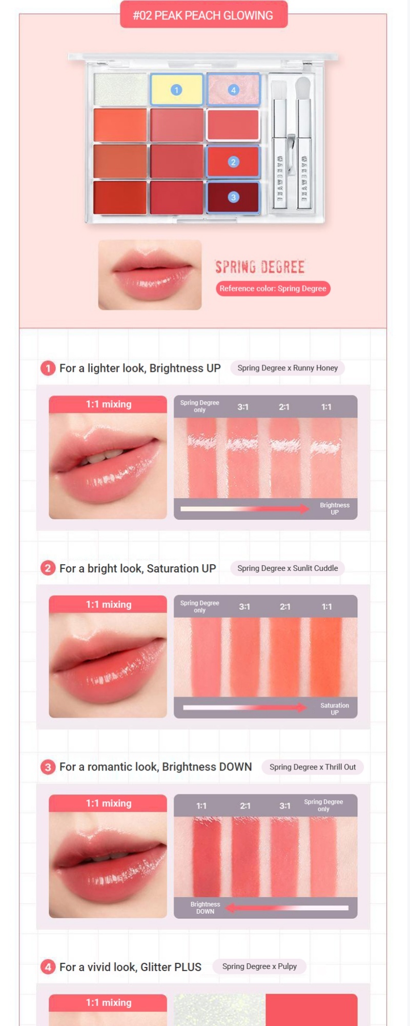 WAKEMAKE Soft Coloring Lip Palette 3COLOR