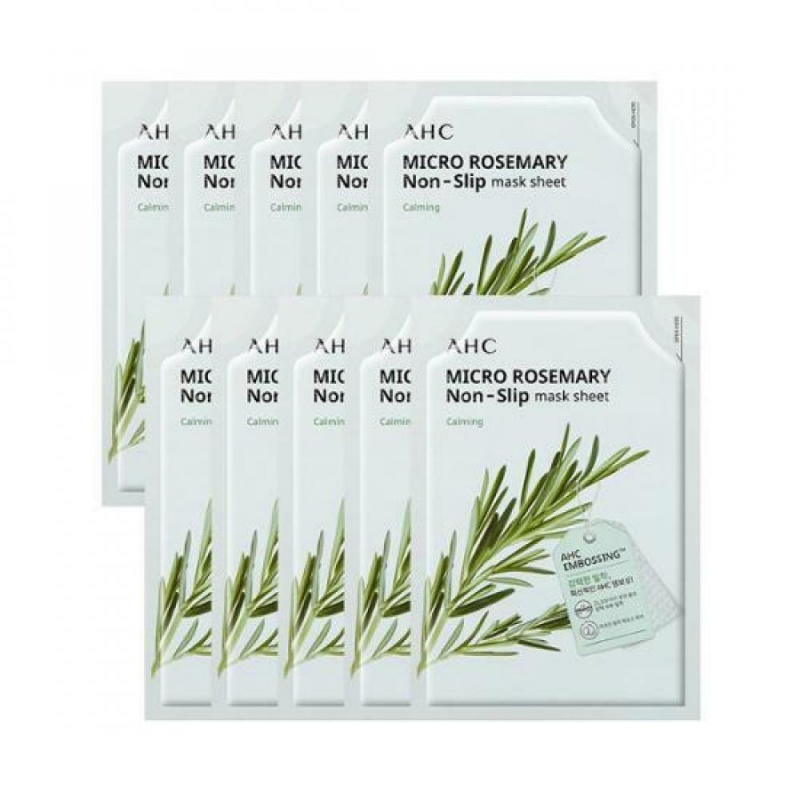 AHC Micro Rosemary Non-Slip Mask Sheet 10 Sheets