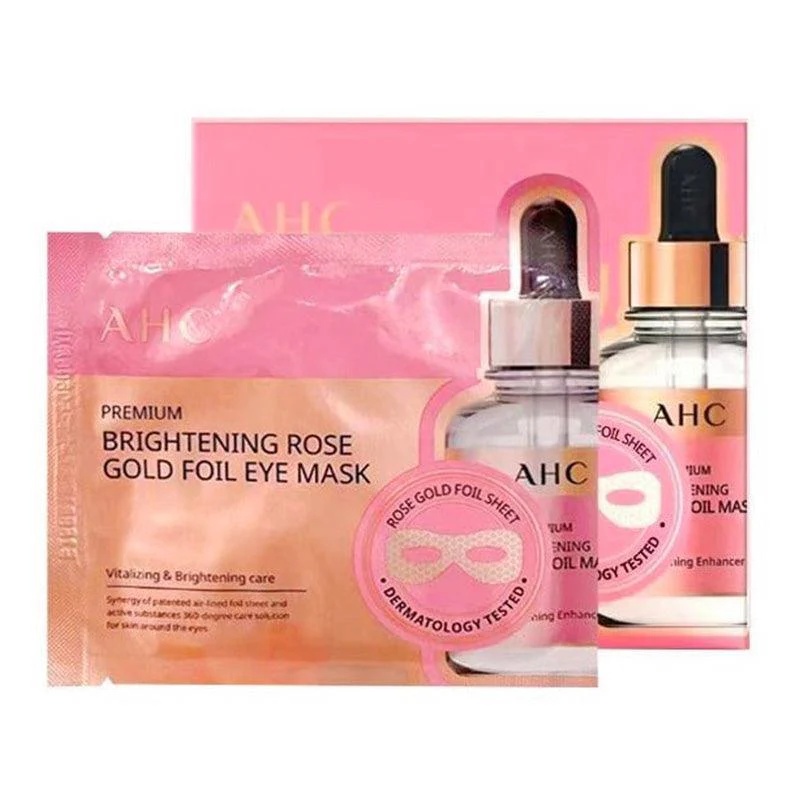 AHC Premium Brightening Rose Gold Foil Eye Mask 5pcs