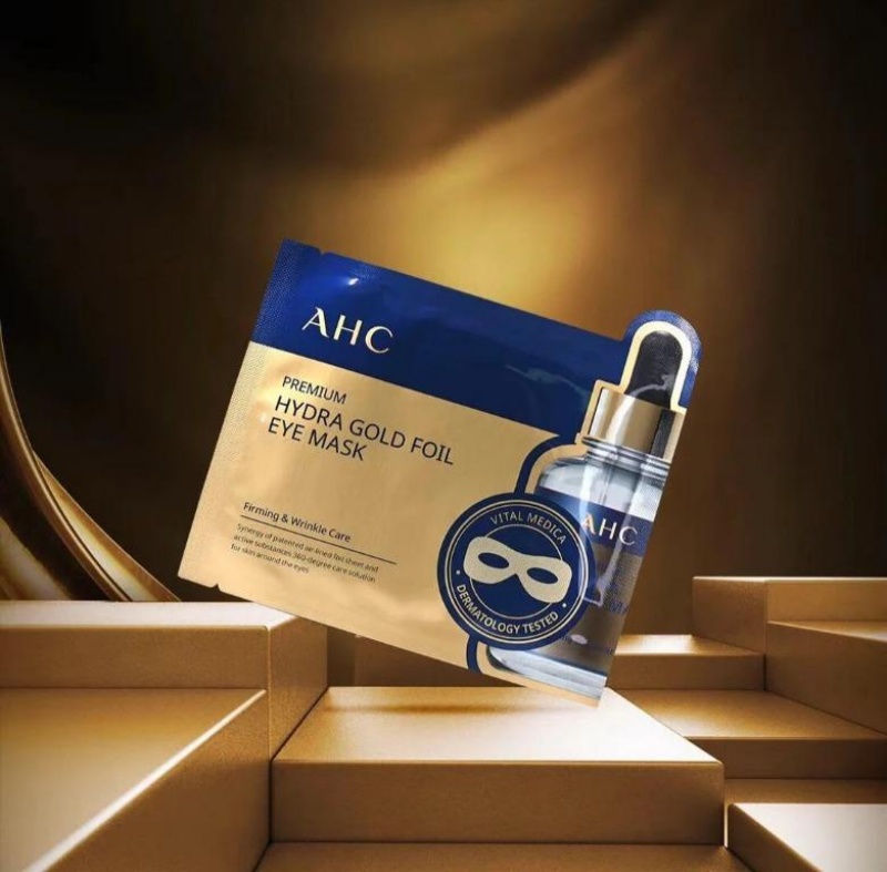 AHC Premium Hydra Gold Foil Eye Mask 5pcs