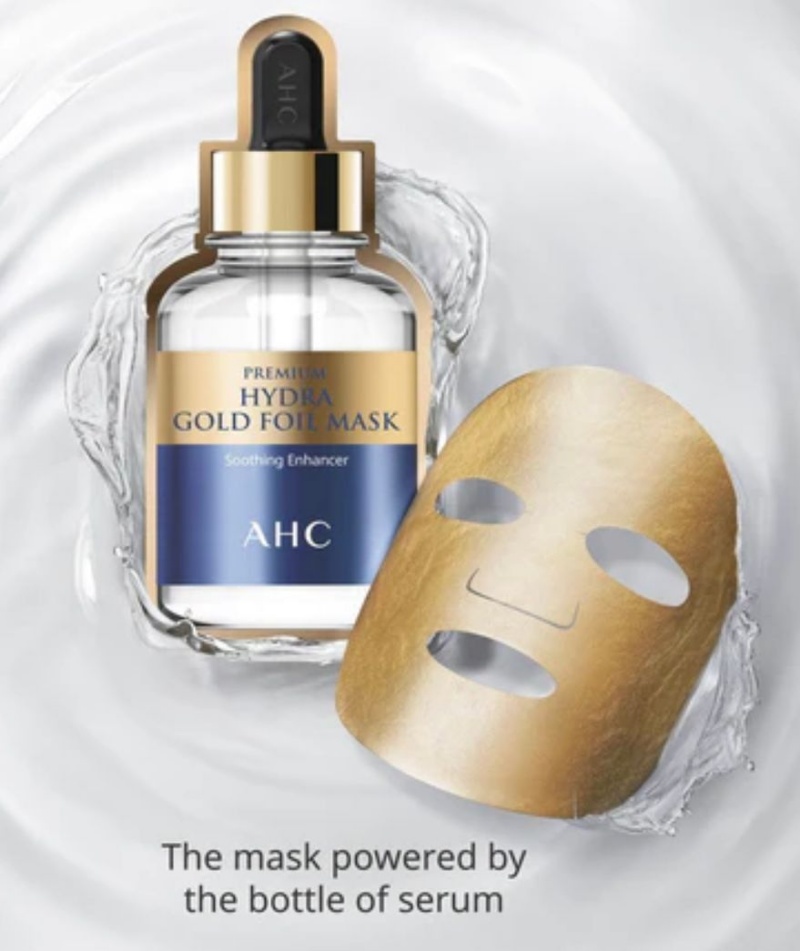 AHC Premium Hydra Gold Foil Mask 5pcs