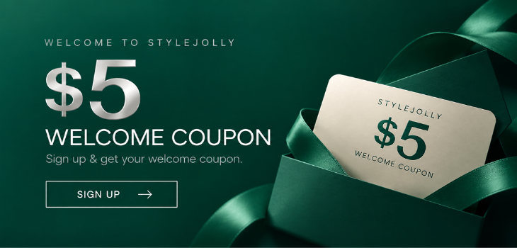 Welcome coupon for StyleJolly online membership