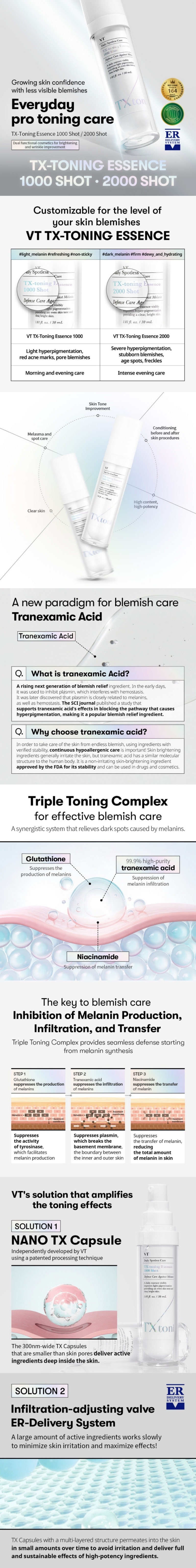 VT TX-Toning Essence 1000 Shot 30ml