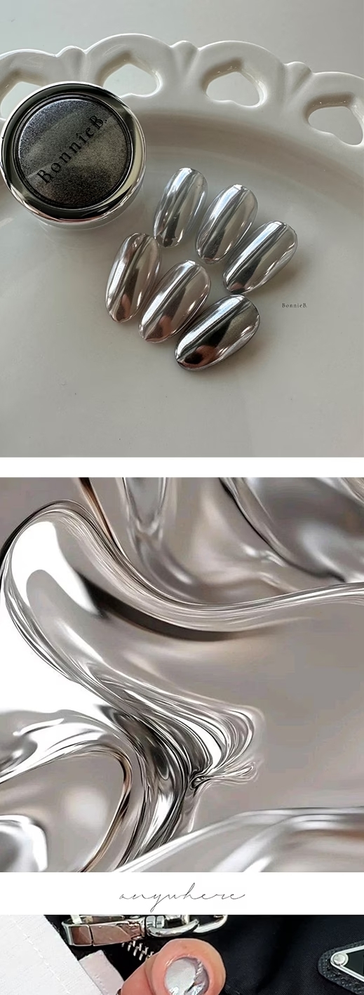 Bonnie B Iron Flavor Chrome Nail Powder