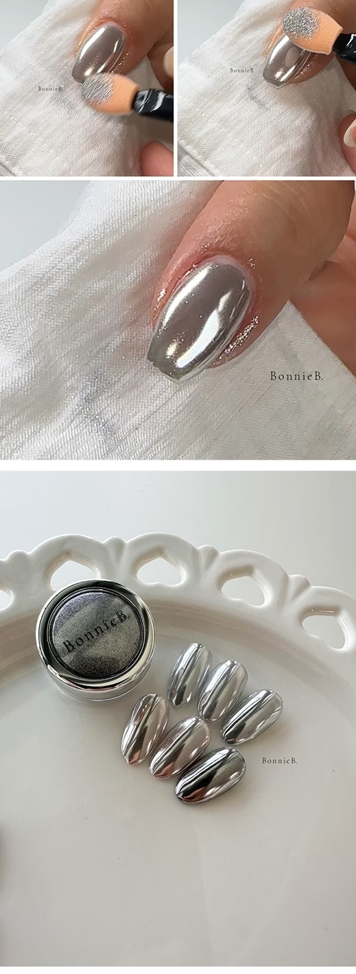 Bonnie B Iron Flavor Chrome Nail Powder