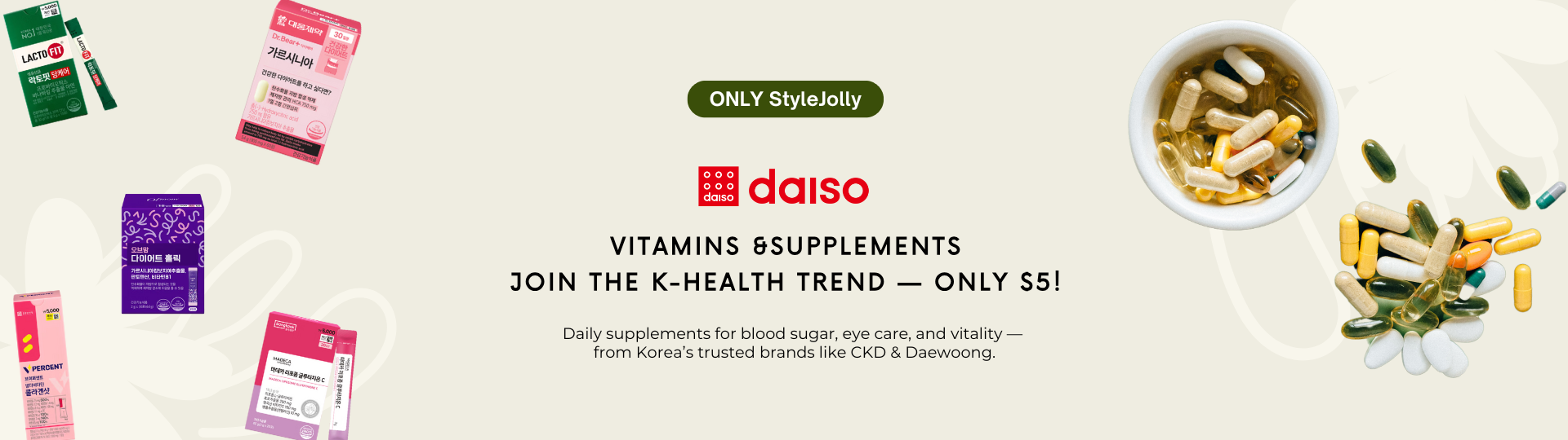 DAISO health Supplements